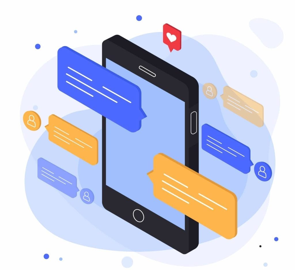notificações por aplicativo