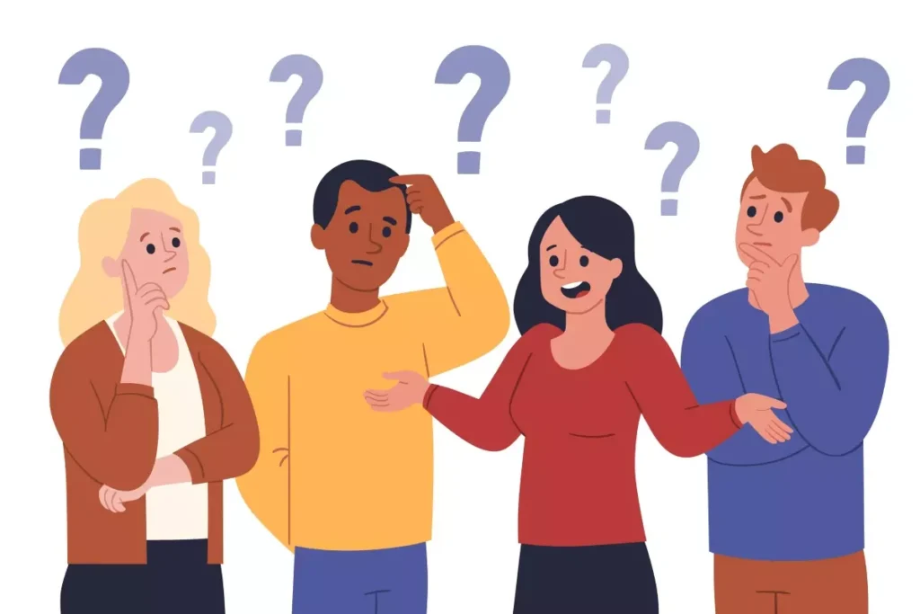 Discussão entre pessoas sobre alterar a redução de jornada para suspensão, ilustrando dúvidas e questionamentos.