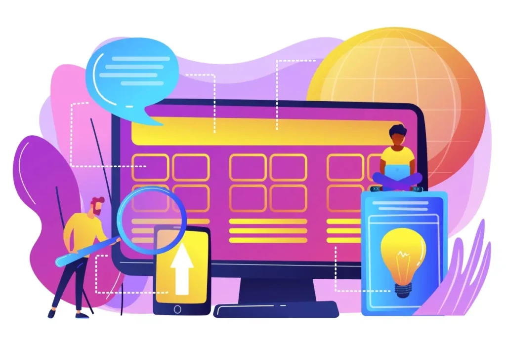 Ilustração digital sobre suspensão de contrato de empregada doméstica no eSocial, destacando suporte online e gestão digital de contratos.