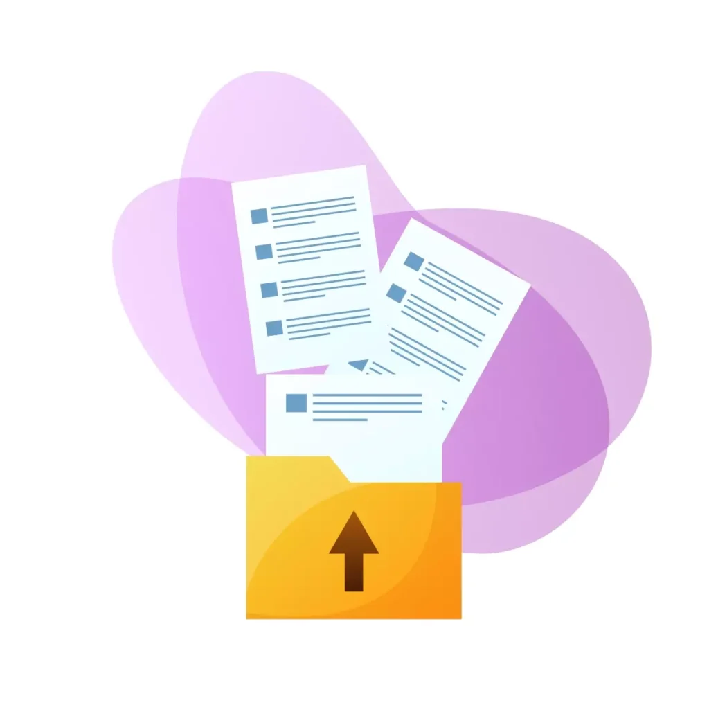 Documentos sendo enviados para o sistema do eSocial doméstico, representando o prazo para envio de atestado médico.