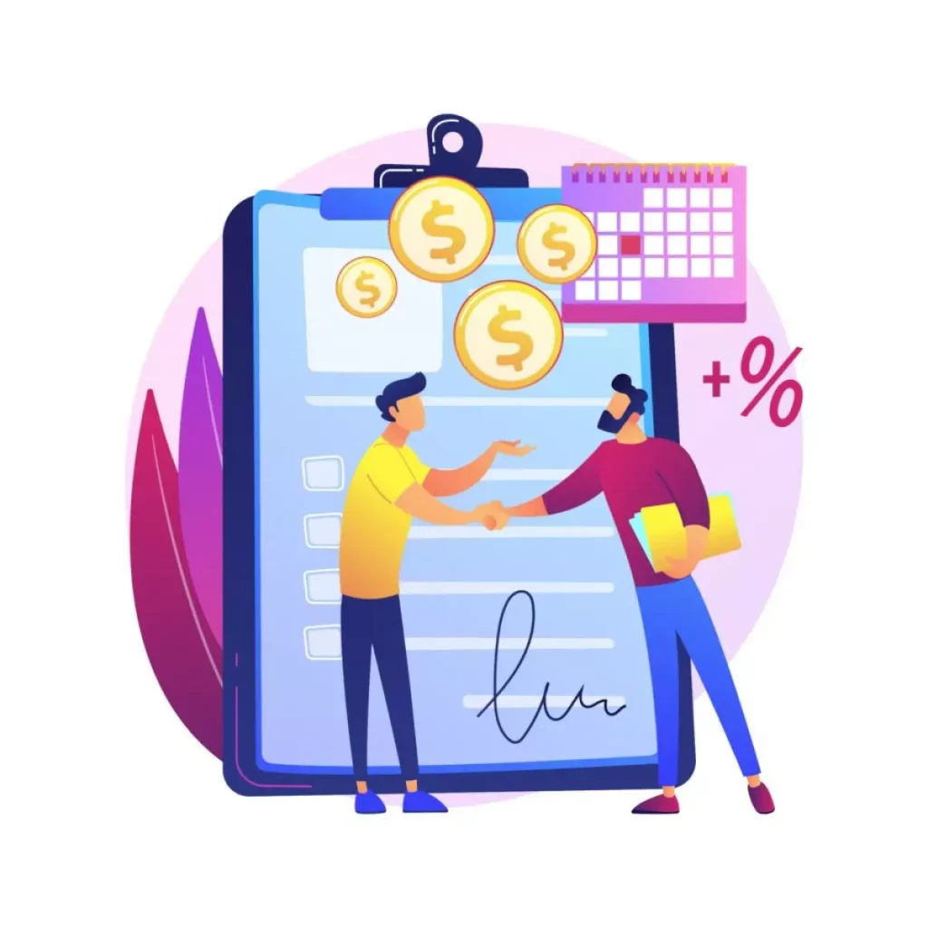Ilustração representando cálculo de encargos trabalhistas para empregada doméstica com gráficos e moedas, destacando a importância de cálculos precisos nesta área.