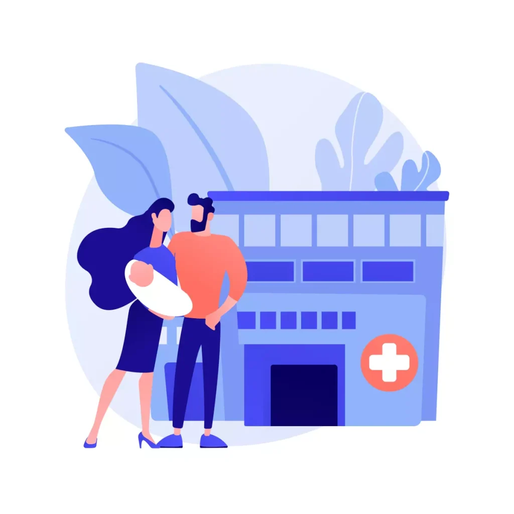 Imagem ilustrativa representando gravidez de uma empregada doméstica, com foco na atenção médica e cuidados durante esse período.