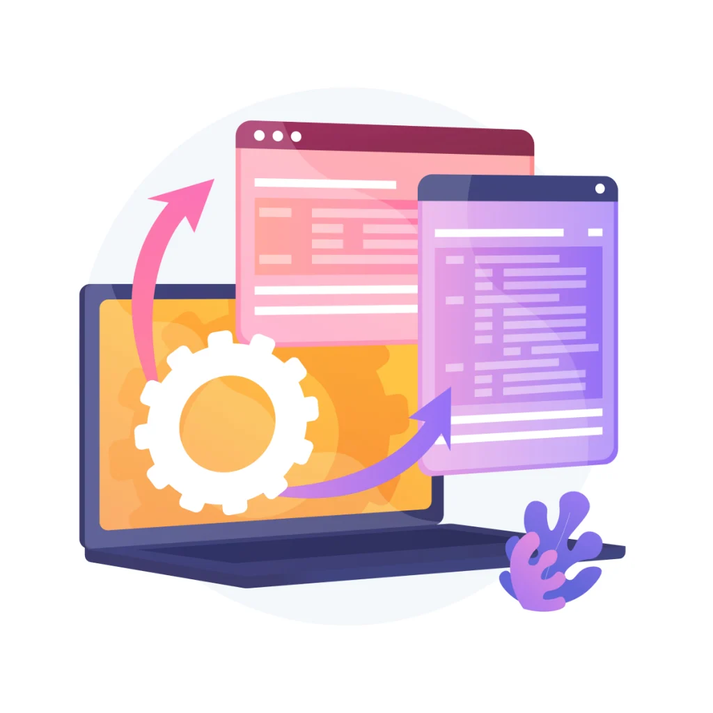 Imagem ilustrativa explicando como alterar o empregador no eSocial doméstico, com telas de computador e gráficos, ideal para quem busca orientações sobre o processo.