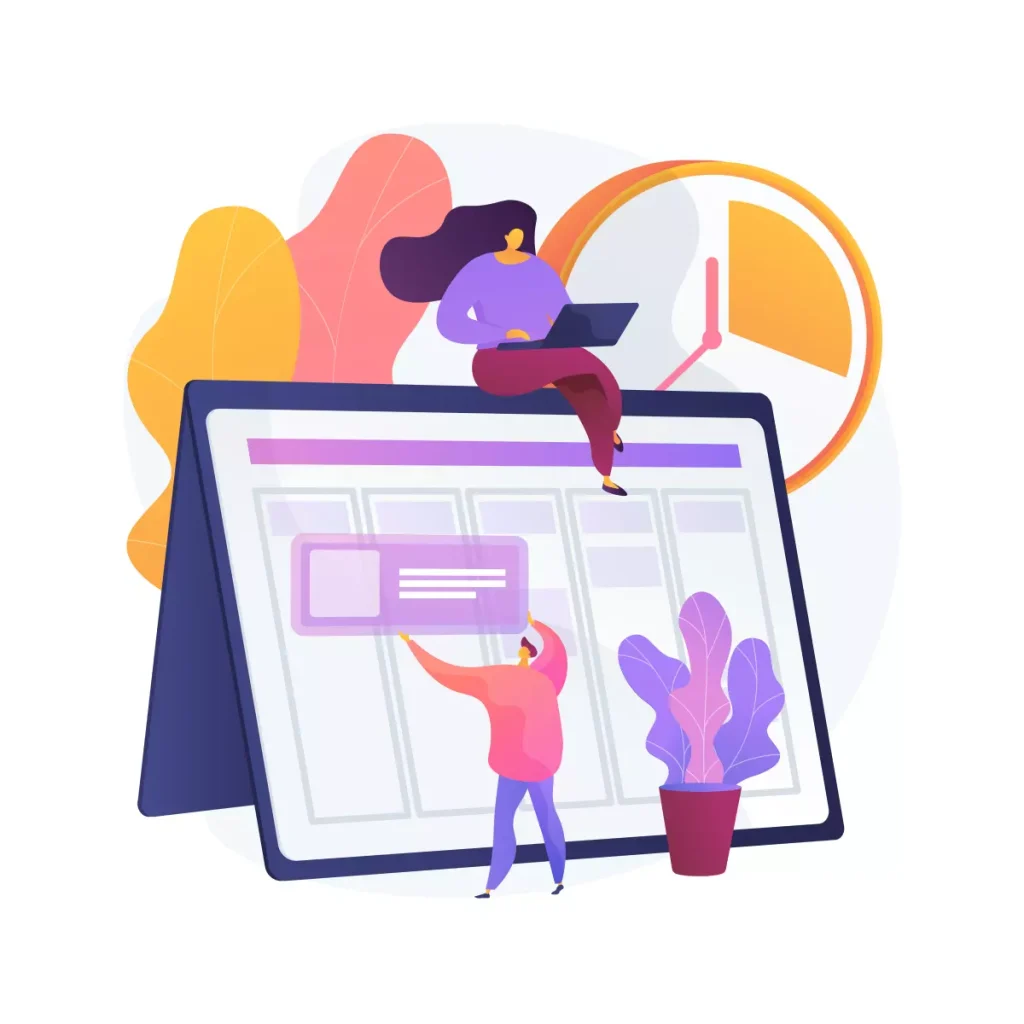 Imagem ilustrativa sobre a importância de fazer o controle de ponto do empregado doméstico, com pessoas usando tecnologia para monitorar horários.