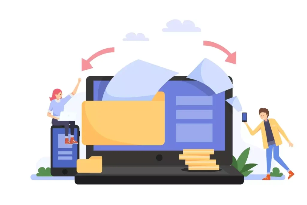 Pessoa utilizando um laptop para emitir guia DAE no Hora do Lar, sistema online de pagamento de tributos municipais, com facilidade e agilidade.