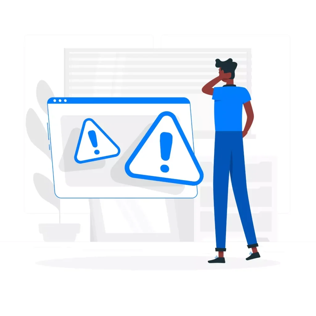 Imagem ilustrativa sobre notificação da Receita Federal para empregador doméstico, apresentando alertas em tela e pessoa analisando informações.