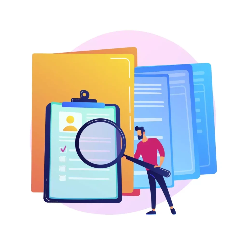 Documentação necessária para rescisão de empregada doméstica, incluindo contratos, recibos e documentos pessoais, organizado de forma clara e eficiente.