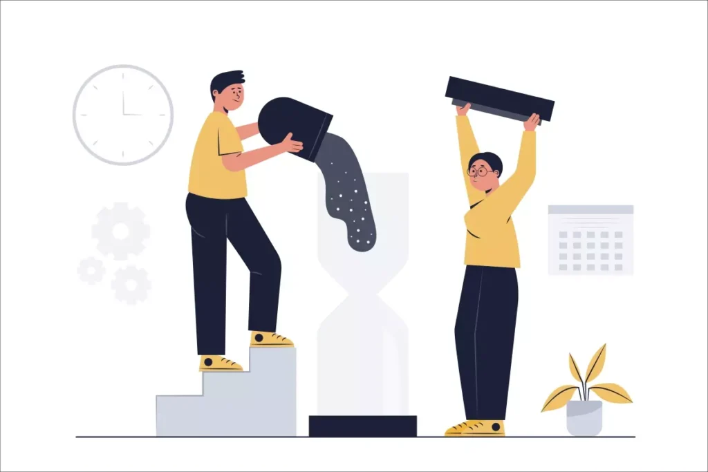 Ilustração de uma pessoa pagando horas extras para empregada doméstica, mostrando a importância de regularizar o pagamento correto na legislação trabalhista brasileira.