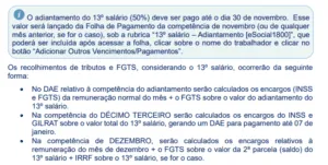 Informe sobre o eSocial 13° salário doméstica, com detalhes sobre o pagamento, prazos e obrigações fiscais para empregadores e empregadas.