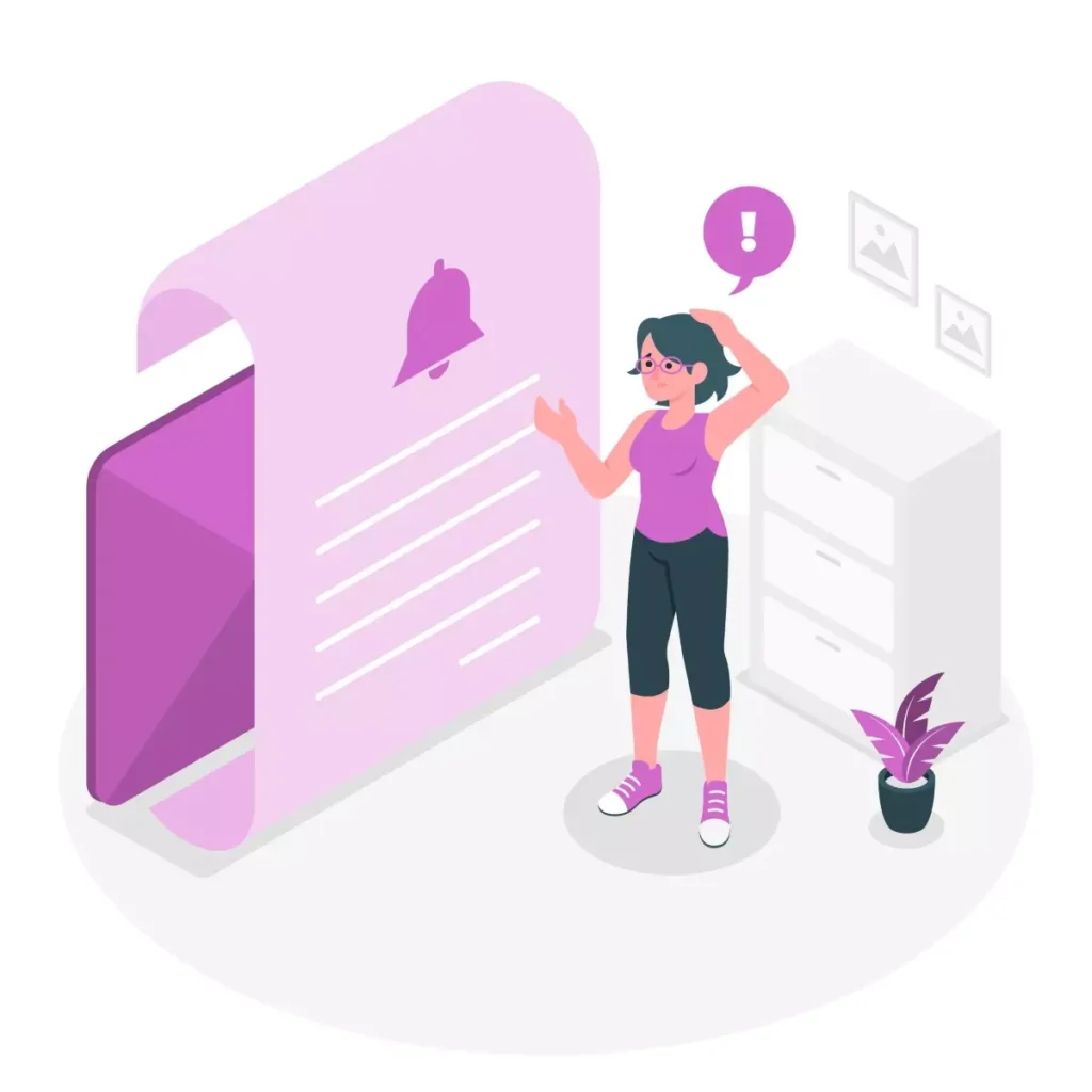 Ilustração explicativa sobre como funciona o aviso prévio da empregada doméstica, destacando o processo de aviso e direitos trabalhistas.