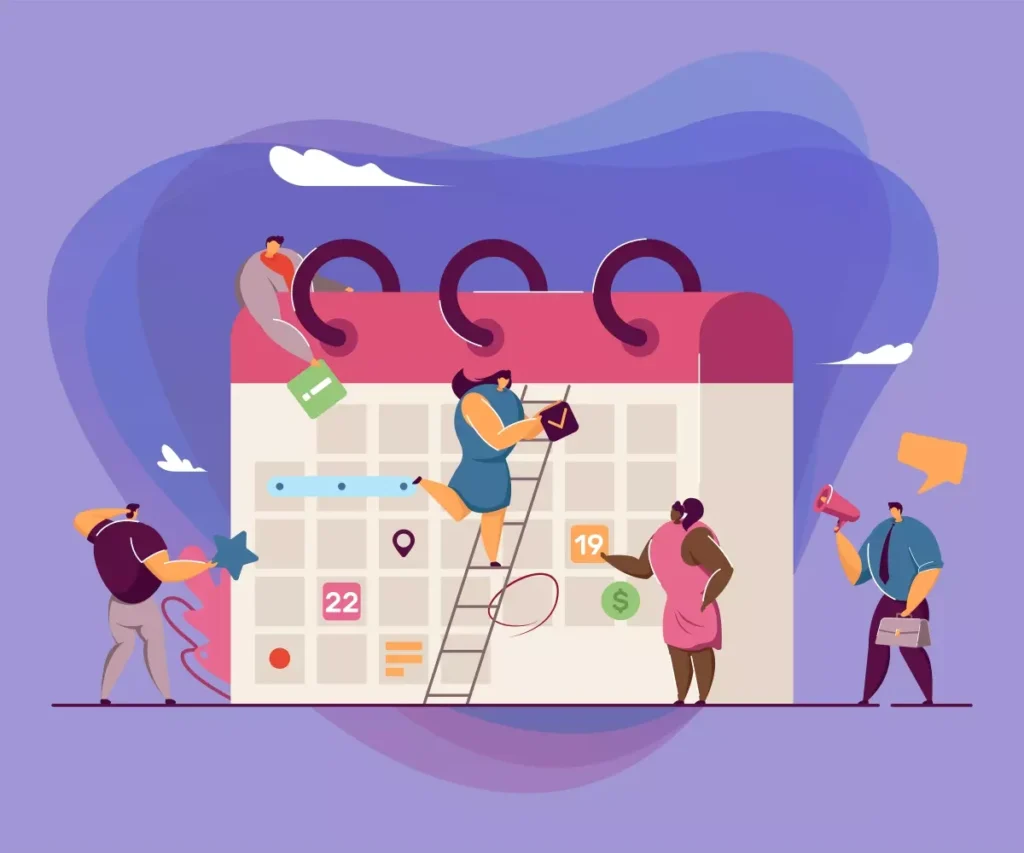 Ilustração de uma empregada doméstica segurando uma casa de dinheiro e um porquinho de poupança, representando os direitos ao décimo terceiro salário.